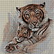 Order Beadwork set 'ANIMAL WORLD'(tigers). Beaded embroidery from Laura. Livemaster. . Embroidery kits Фото №3