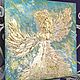 Oil painting golden angel 'Sunny' 30h30 cm. Pictures. chuvstvo-pozitiva (chuvstvo-pozitiva). Online shopping on My Livemaster.  Фото №2