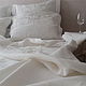 Постельное белье из льна с вышивкой "Королева" (100% лен), Комплекты постельного белья, Тольятти,  Фото №1