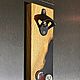 Magnetic bottle opener made of oak slab. Magnets. uloft. Online shopping on My Livemaster.  Фото №2
