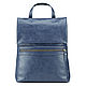 Artemis leather backpack (blue), Backpacks, St. Petersburg,  Фото №1