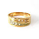Обручальное кольцо из золота 585 пробы с бриллиантами от Ювелирной дизайн-студии Воплощение
Артикул: 01.1235