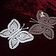 Set of butterflies decoration. Swipe. Lace knitting workshop. Lidiya.. Online shopping on My Livemaster.  Фото №2
