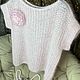 Свитер паутинка из мохера. Жилеты. Knitwork_room (Вязаные вещи в наличии и под заказ). Ярмарка Мастеров.  Фото №4
