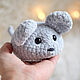 A plush mouse is a gift to a friend, a mouse is a gift to a girl, Stuffed Toys, Moscow,  Фото №1