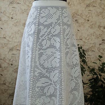 Изысканные платья крючком от Даны Романовой — мастера филейного кружева