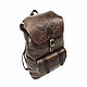 Order Backpack female leather brown Primavera Mod R11-622. Natalia Kalinovskaya. Livemaster. . Backpacks Фото №3