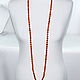 Long necklace of natural carnelian. Beads2. naturalkavni. My Livemaster. Фото №6