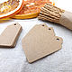 Tag from Kraft paper 'classic' 5h3 cm 50 PCs. Labels. merlin-hat (Merlin-hat). Online shopping on My Livemaster.  Фото №2
