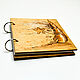 Sketchbook wood cover 16x16sm "Siren". Sketchbooks. EVAG. My Livemaster. Фото №4