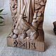 Odin, Scandinavian god, idol, wooden statuette, idol Odin. Figurines. DubrovichArt. My Livemaster. Фото №6