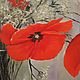 "Poppies near the window" oil Painting flowers in a vase. Pictures. Kind paintings by Irina Belozerova. My Livemaster. Фото №5
