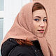 scarves: Knitted women's scarf made of mink/angora kerchief fluffy, Kerchiefs, Cheboksary,  Фото №1