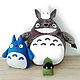 Totoro family, gift set, Stuffed Toys, Tver,  Фото №1
