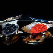 Dish: Silver rosette / caviar dish