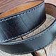 Order Belt leather men's. Marik Leather Craft. Livemaster. . Straps Фото №3