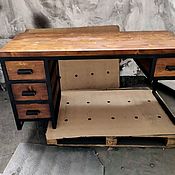 Для дома и интерьера handmade. Livemaster - original item Loft-style desk, desk. Handmade.
