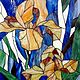 Order Irises. stained glass. Glass Flowers. Livemaster. . Stained glass Фото №3