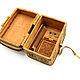 Birch bark casket on a hinge. Big box. Art.1041. Storage Box. SiberianBirchBark (lukoshko70). My Livemaster. Фото №5