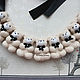 Felted necklace 'Bears'. Necklace. Bugrina Oksana. Online shopping on My Livemaster.  Фото №2