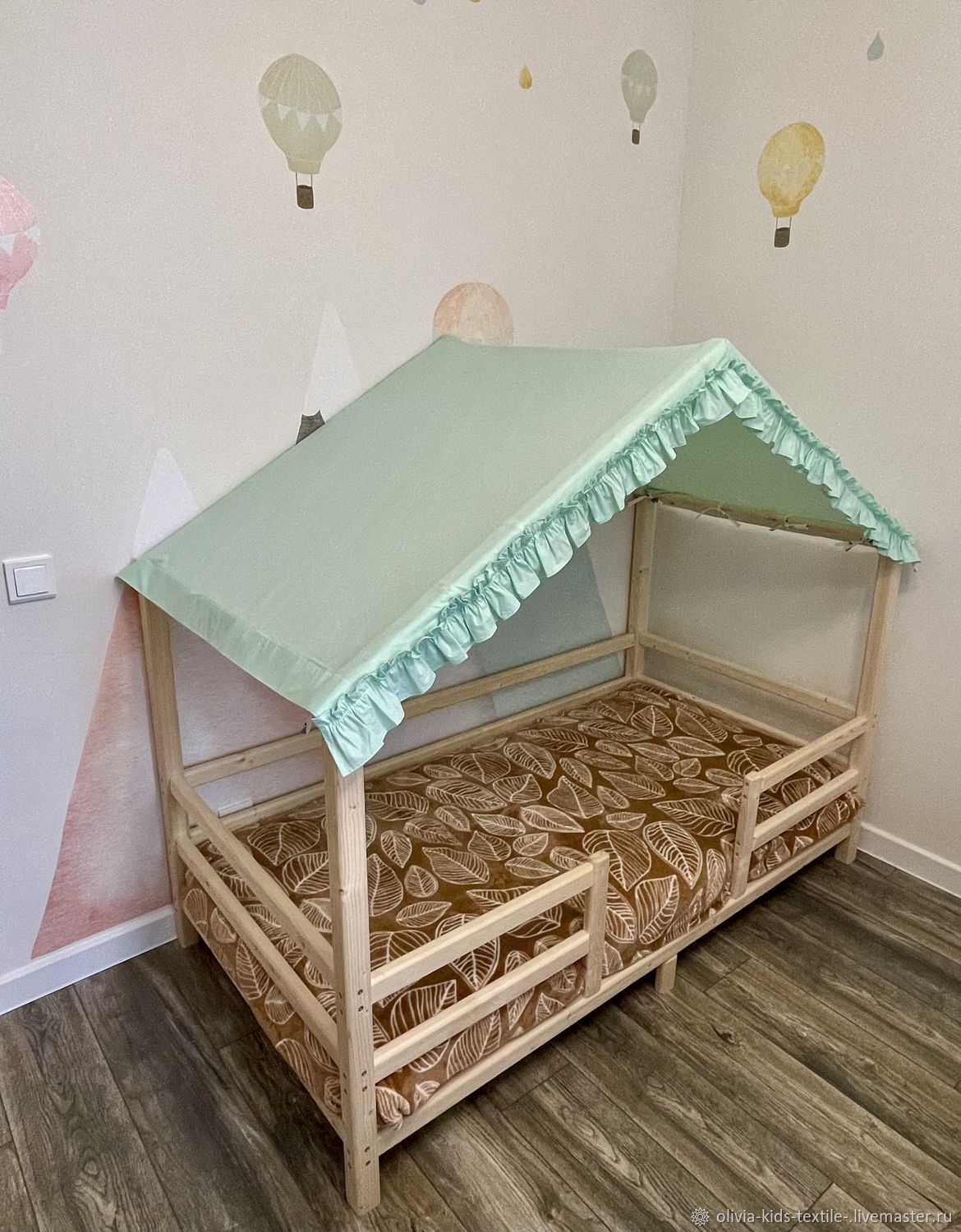 Крыша для кроватки домик в интернет-магазине Ярмарка Мастеров по цене ...