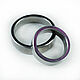 Wedding rings with black onyx and pink sugilite. Rings. asgdesign. My Livemaster. Фото №4