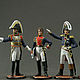 Napoleonic wars soldiers 54 mm Set of 5 PCs, generals, France, Military miniature, St. Petersburg,  Фото №1