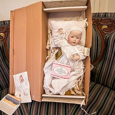 Винтаж ручной работы. Ярмарка Мастеров - ручная работа Винтаж: Кукла младенец Franklin Heirloom Dools, США, 1980-1990 гг.. Handmade.