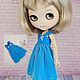 Bright blue summer dress for Blythe, Clothes for dolls, Arkhangelsk,  Фото №1