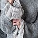 Кофточка из Итальянского букле «Серове облачко». Кофты. Вязаный мир Елена Шахторина. Ярмарка Мастеров.  Фото №6