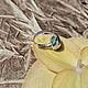 Кольцо с бирюзой. Кольца. Karma-jewelry. Ярмарка Мастеров.  Фото №6