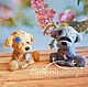 'Cute puppy ' souvenir curly soap, Soap, Moscow,  Фото №1