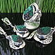 Order Adaya jewelry set with malachite made of 925 sterling silver HC0015. Sunny Silver. Livemaster. . Jewelry Sets Фото №3