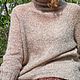 Delicate beige mohair sweater with sequins. Sweaters. svetlana-sayapina. My Livemaster. Фото №5