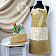Gifts on February 23: Men's apron for kitchen with gold. Gifts for March 8. Kitchen. Online shopping on My Livemaster.  Фото №2