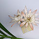 The crest is the Queen of the night. Comb. PandaStudio (glossyfleur). Online shopping on My Livemaster.  Фото №2