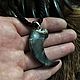 Bear claw on silver pendant. Helper spirit. h-a-n--t-e-r. My Livemaster. Фото №5