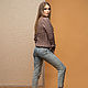 Brown jumper womens. Sweaters. SHAPAR - knitting clothes. My Livemaster. Фото №4