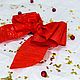 Праздничный бант для волос "Мадлен". Бант для волос. Ася Киквадзе. Мастерская Аси К.. Ярмарка Мастеров.  Фото №4