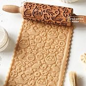 Rolling pin with a pattern of 
