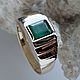 Men's Gold Ring with Emerald (1,49 ct) Handmade Ring. Rings. Bauroom - vedic jewelry & gemstones (bauroom). My Livemaster. Фото №4