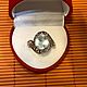 Серебряное кольцо с крупным природным аквамарином. Кольца. OLVIKSOL JEWELRY STORE. Ярмарка Мастеров.  Фото №6
