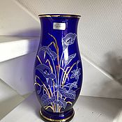Винтаж handmade. Livemaster - original item Vase, glass 