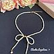 Колье - «Бант». Колье. ElenkaL Handmade magic.. Ярмарка Мастеров.  Фото №4