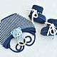 Set for newborn. Cap, booties, toy, Baby Clothing Sets, Ekaterinburg,  Фото №1