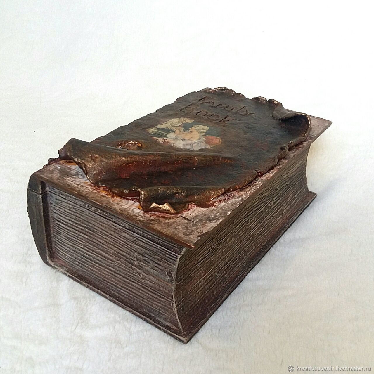 Шкатулка в виде книги своими руками из картона