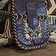 Boho leather bag, bard color, Indian style. Crossbody bag. Gypsy Fox. Online shopping on My Livemaster.  Фото №2