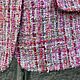 Жакет в стиле Chanel свободного кроя с поясом. Жакеты. SOLOdress. Ярмарка Мастеров.  Фото №4