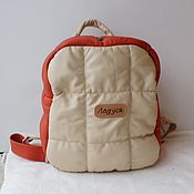 Сумки и аксессуары handmade. Livemaster - original item Backpack leather Puffy to order.. Handmade.