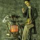 Nikola Tesla lamp in the steampunk style interior composition. Dolls. severiana. Online shopping on My Livemaster.  Фото №2